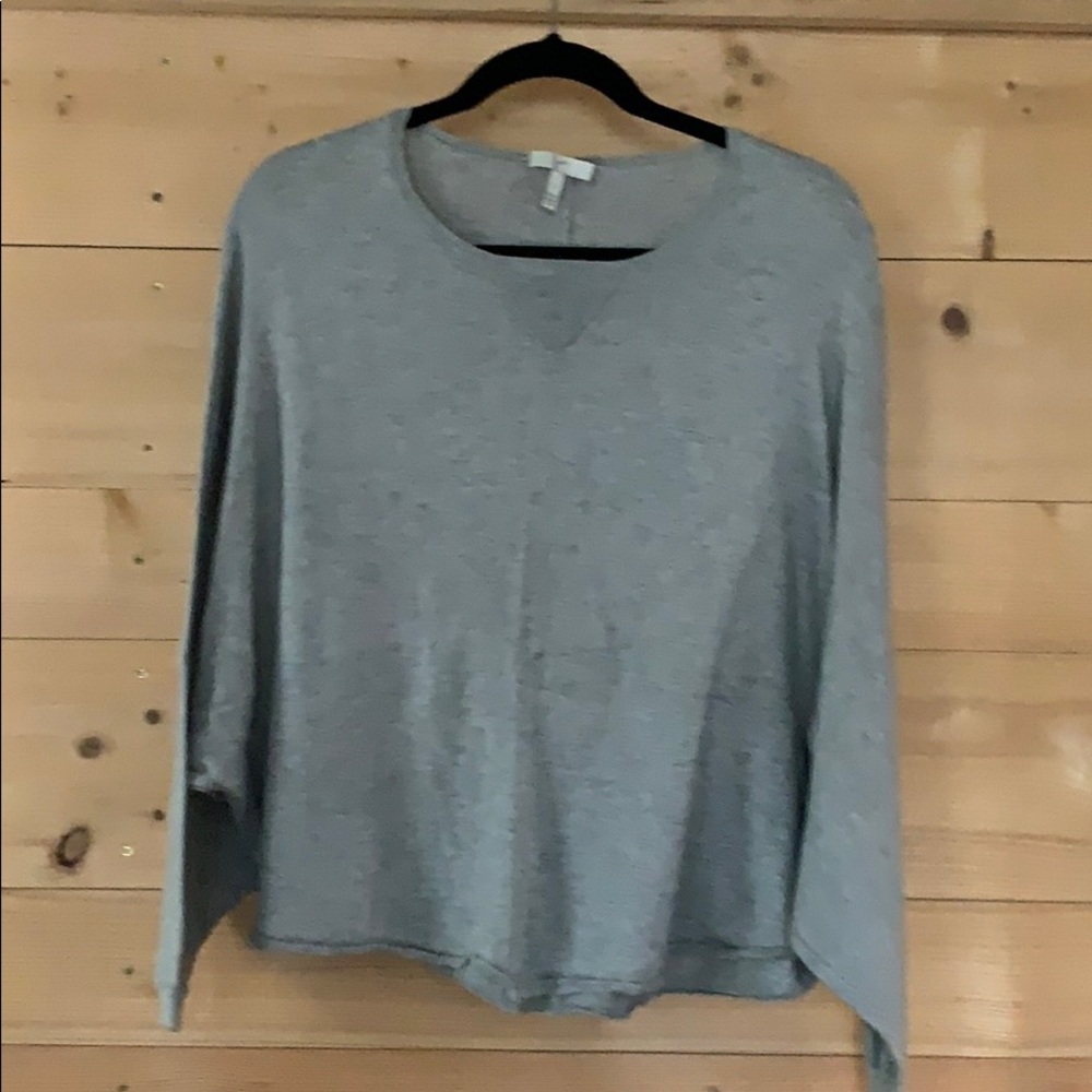 Joie gray boxy sweater size S